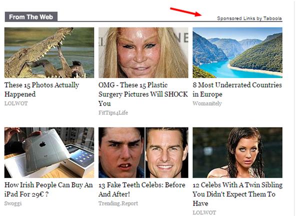 Taboola on The Huffington Post Taboola on The Huffington Post